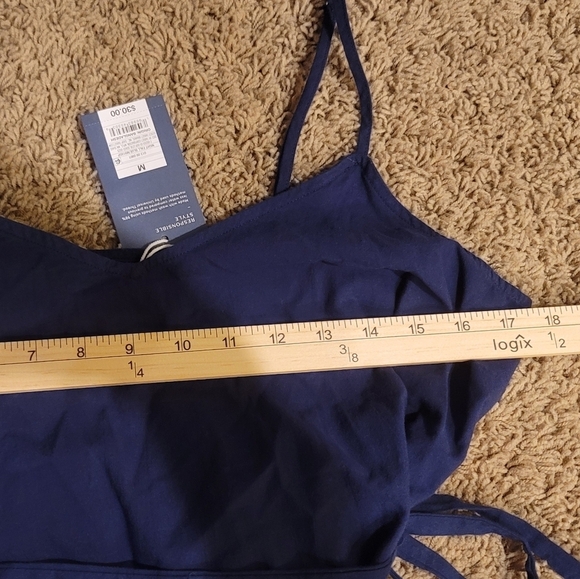 Universal Thread Night Fall Blue Maxi Sundress, sz Medium - Picture 13 of 15